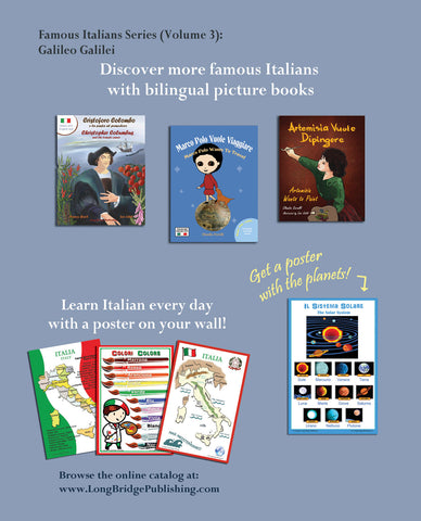 Galileo Galilei e la Torre di Pisa - Galileo Galilei and the Pisa Tower: A bilingual picture book about the Italian astronomer (Italian-English text)