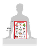 German Language Poster - Christmas / Weihnachten: Bilingual Chart for Classroom and Playroom
