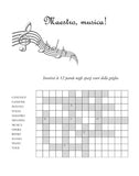"Maestro, musica!" A music themed italian language crossword puzzle