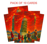 Italian Christmas / New Year Greeting Cards with Envelopes - Buon Natale a Pisa