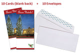 Christmas Bookmarks/Cards - Pack of 10 with envelopes
