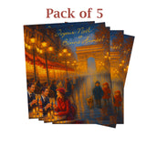 French Greeting Cards for Christmas / New Year / Holidays with Envelopes