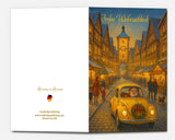 German Language Christmas / New Year Greeting Cards with Envelopes