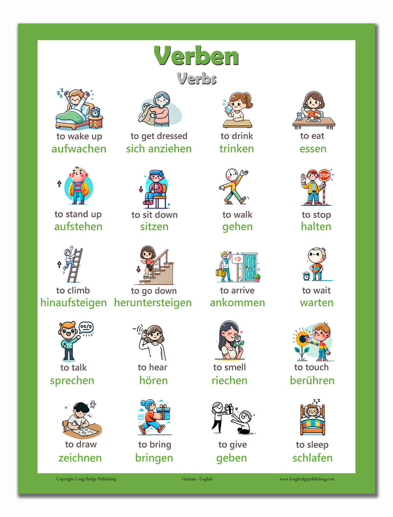 German Verb Chart
