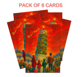 Italian Christmas / New Year Greeting Cards with Envelopes - Buon Natale a Pisa