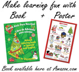 Spanish language school poster: Christmas - Navidad (bilingual Spanish-English)