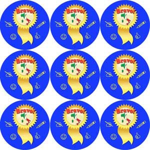Bravo! Italian Language School Reward Stickers/Merit Stickers