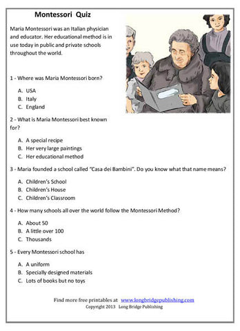 New! Montessori Quiz