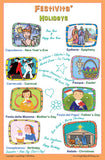 Holidays posters, set of 3
