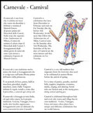 Carnevale - Carnival: bilingual reading page about this popular Italian celebration