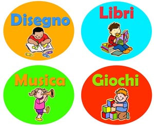 Free Italian school classroom signs