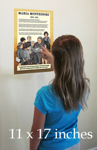 Maria Montessori School Poster